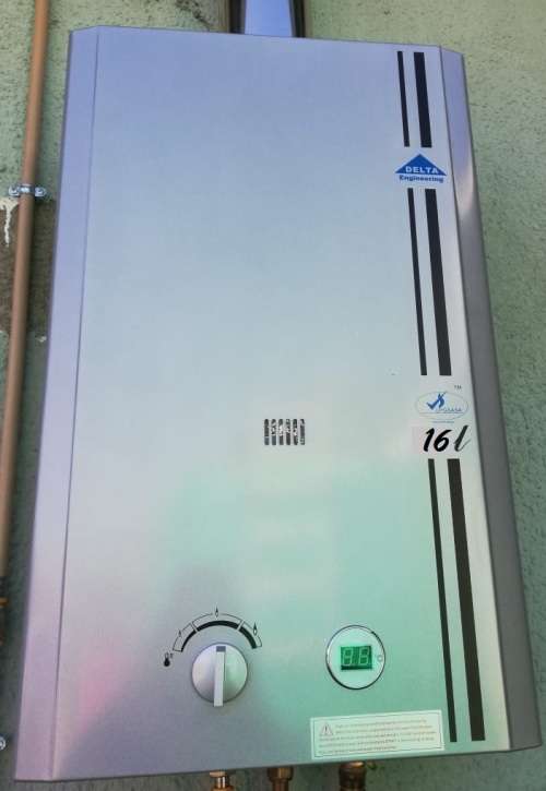 Gas Geysers - Delta Engineering 16lt Zero Start