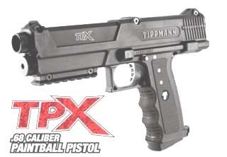 Tippmann TPX Tru-Feed .68 Caliber with carry case, riot balls and extras