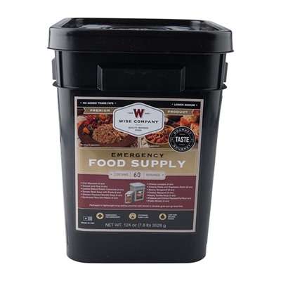 WISE FOODS - GOURMET 60 SERVING ENTREE ONLY GRAB AND GO FOOD KIT *Free Shipping*