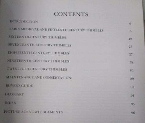THE LETTS GUIDE TO COLLECTING THIMBLES  By Bridget McConnell