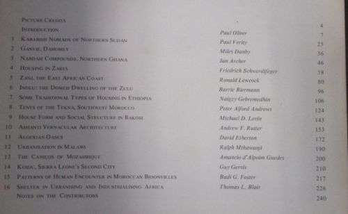 SHELTER IN AFRICA By Paul Oliver