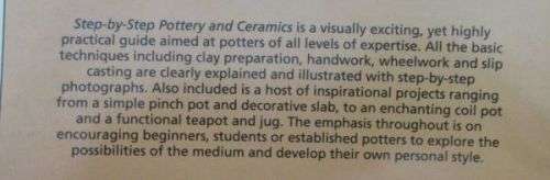 STEP-BY-STEP POTTERY AND CERAMICS BY Lorette Espi