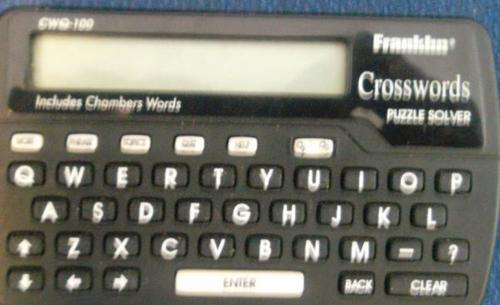 FRANKLIN CROSSWORD SOLVER