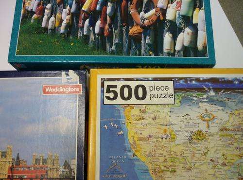 JIGSAW PUZZLES x3