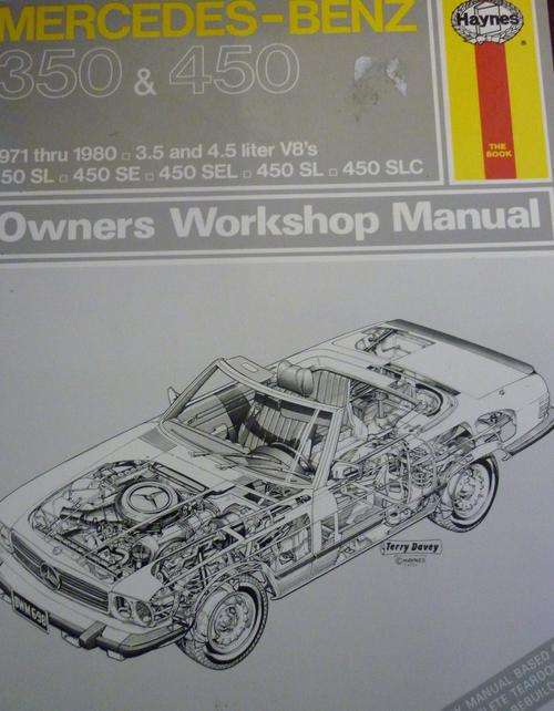 MERCEDES-BENZ 350 & 450 WORKSHOP MANUAL