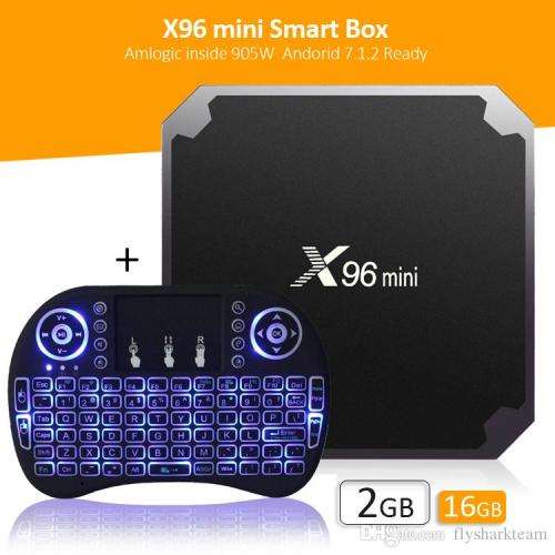 X96 Mini Android 7.1 Tv Box (2GB+16GB)+ Free Wireless Remote ** DSTV Now,Showmax, Netflix Preloaded