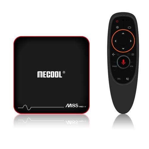 MeCOOL M8S W Android 7.1 (1GB/8GB)**Android TV OS Support Voice Control TV Box** DSTV Now Preloaded