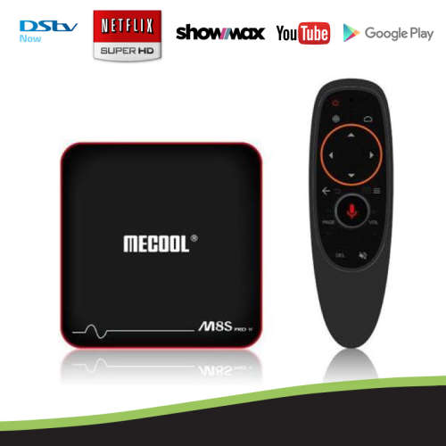 MeCOOL M8S W Android 7.1 (1GB/8GB)**Android TV OS Support Voice Control TV Box** DSTV Now Preloaded