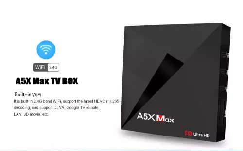 A5X Max Android 8.1 TV Box (4GB RAM/ 32GB ROM) **+ FREE Wireless Mini Keyboard !! **DSTV Now,Netflix