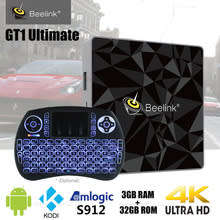 Beelink GT1 Ultimate Android 7.1 TV Box (3GB RAM +32GB ROM) + FREE Wireless Mini Backlit Keyboard