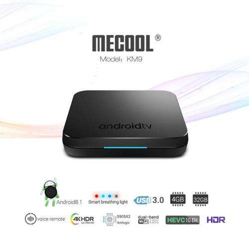 Mecool KM9 Android 8.1 TV Box (4GB RAM / 32GB ROM) * * With Voice Control Remote