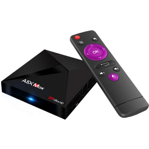 A5X Max Android 9.0 TV Box (4GB RAM/ 32GB ROM) **+ FREE Wireless Mini Keyboard !! **DSTV Now,Netflix