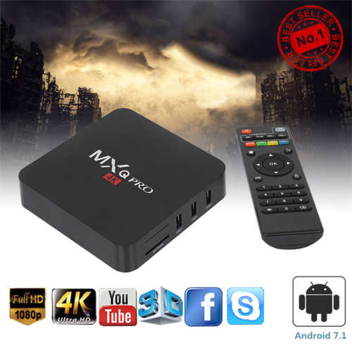 MXQ Pro+ (2GB/16GB) Android 7.1 TV Box **+ FREE Wireless Mini Keyboard ** DSTV Now,Netflix,Showmax