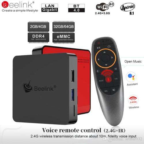 Beelink GT1 Mini (4GB RAM/32 ROM) Android 8.1 TV Box with Voice Remote ** DSTV Now, Netflix, Showmax