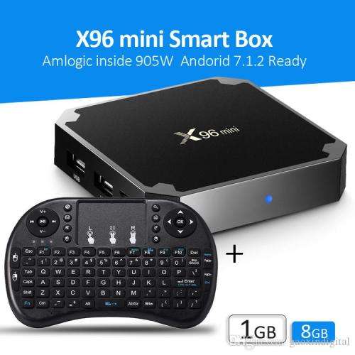 X96 Mini Android 7.1 TV Box (2GB+16GB) + Free Wireless Remote** DSTV ,Netflix,Showmax Pre Installed