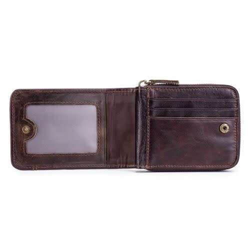 RFID Blocking Secure Wallet Vintage Genuine Leather 13 Card Slots