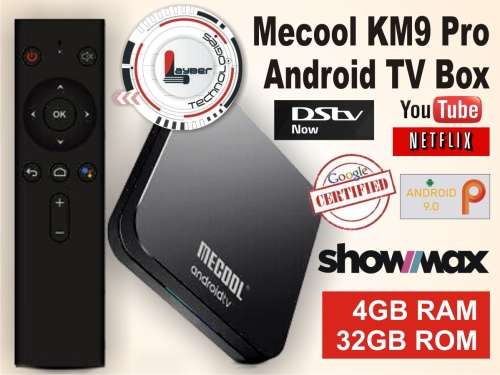 Mecool KM9 Pro Android 9.0 TV Box (4GB RAM / 32GB ROM) **Google Certified ** + Wireless Keyboard