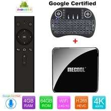 Mecool KM3 Android 9.0 TV Box (4GB RAM/64GB ROM) **Google Certified **+ Wireless Keyboard