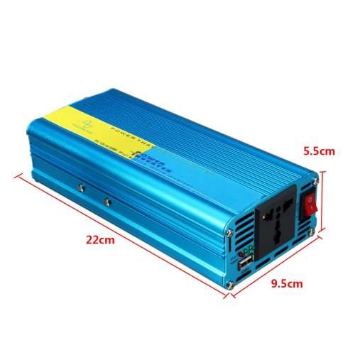 1200W DC12V To AC 220V Pure Sine Wave Watt Power Inverter for House,Car,Camping