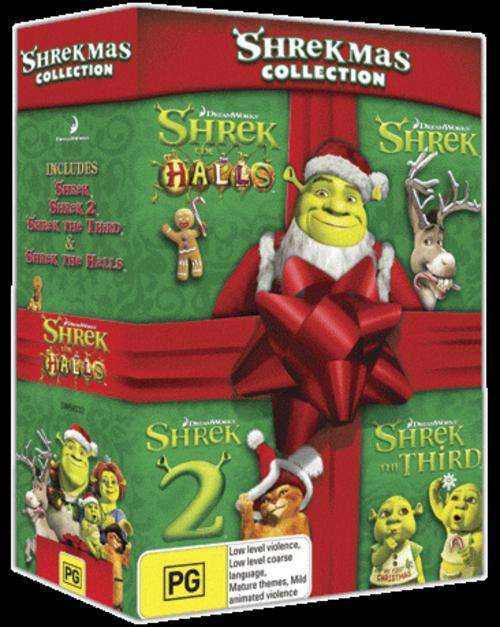ULTIMATE SHREK COLLECTION ( Shrek 1 , 2, 3 & Shrek the Halls ) * * BRAND NEW & FACTORY SEALED