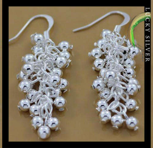 Silver Mistletoe Earrings