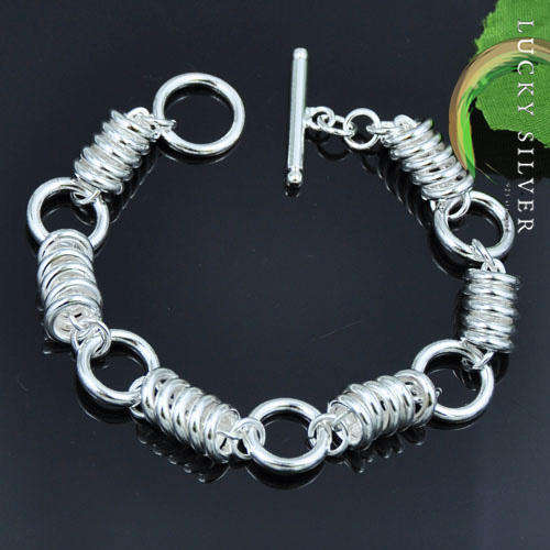 Silver Round Links Bracelet - (Delivery 3 - 5 Days)
