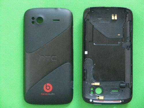 HTC Pyramid Z715e Sensation XE Housing Battery Back Door Cover BLACK with free tools!
