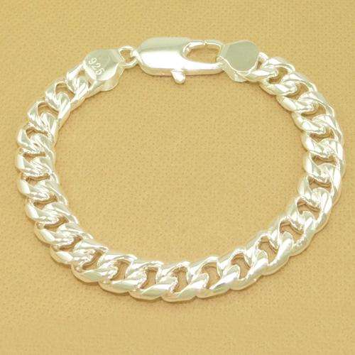 Silver Plated Man's Bracelet (3-5 days delivery) - 21cm