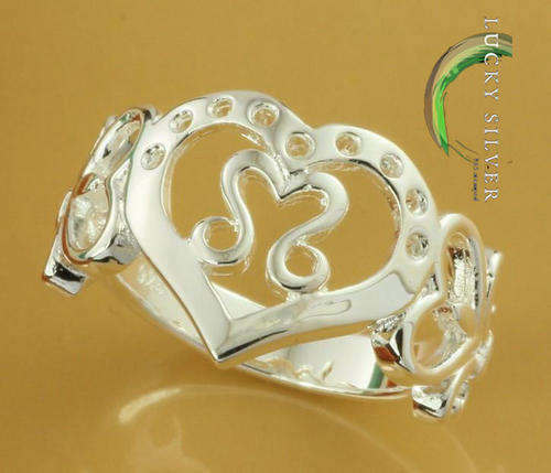 Silver Fashion Ring Gift (3-5 days delivery)