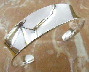 Silver Open Cuff Solid Bangle BEAUTIFUL!! In stock and ready to deliver (3-5 days)