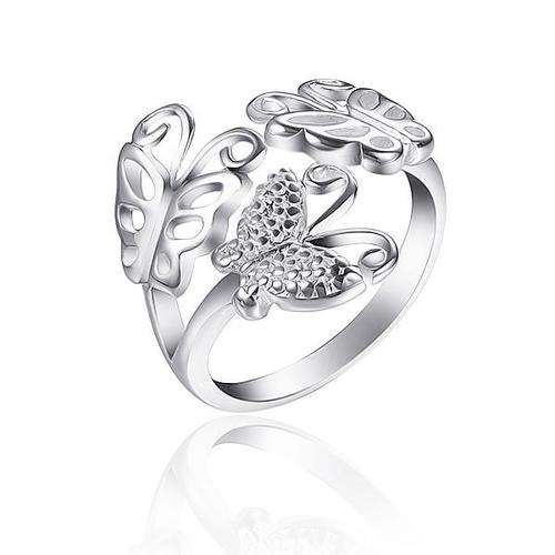 Sterling Silver-filled Delicate Butterfly Ring   Beautiful!! LOCAL STOCK