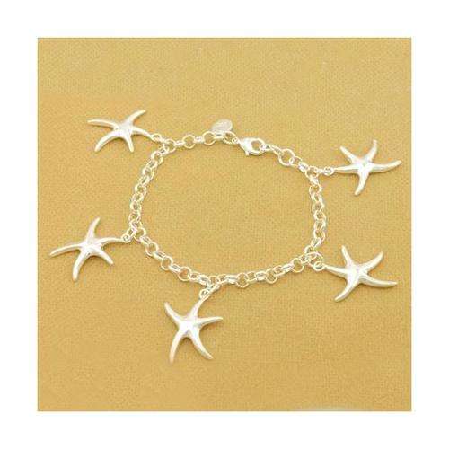 Silver 925 clad Starfish Charm Bracelet.BRILLIANT PRICE  LOCAL STOCK AND READY TO DELIVER 3-5 days)