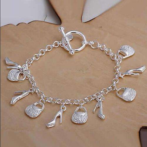 Sterling Silver-filled Charmt Bracelet  LOCAL Courier delivery