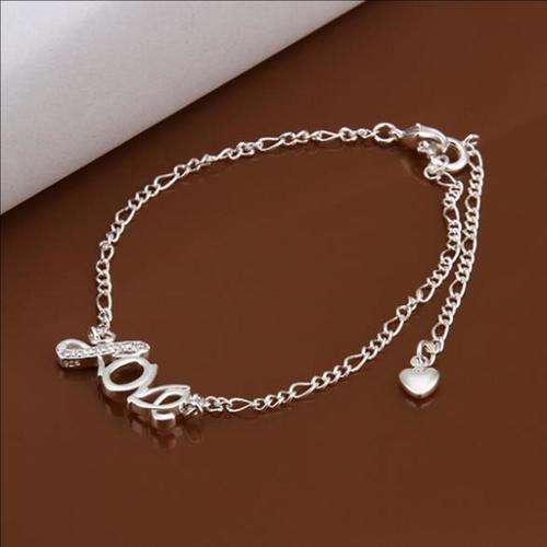 Sterling Silver - filled Designer Anklet Ankle bracelet - LOCAL QUICK DELIVERY