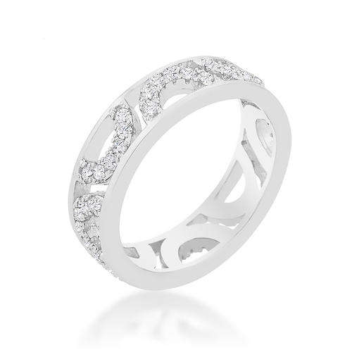 Micro-Pave Eternity Band Ring *USA IMPORT* Forever Yours Range