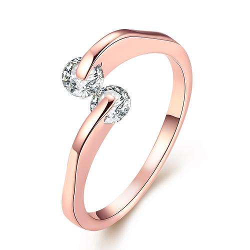 Rose Gold Designer Ring #8 Local Stock