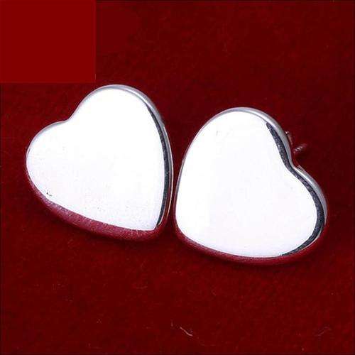 Sterling Silver Filled Designer Heart Earrings LOCAL STOCK
