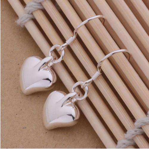 Sterling Silver Filled Designer Heart Earrings LOCAL STOCK