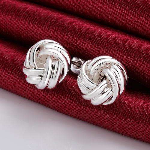 Silver Designer Luxury Earrings