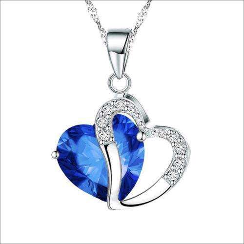 Silver Filled Austrian Crystal Necklace | Three Colours