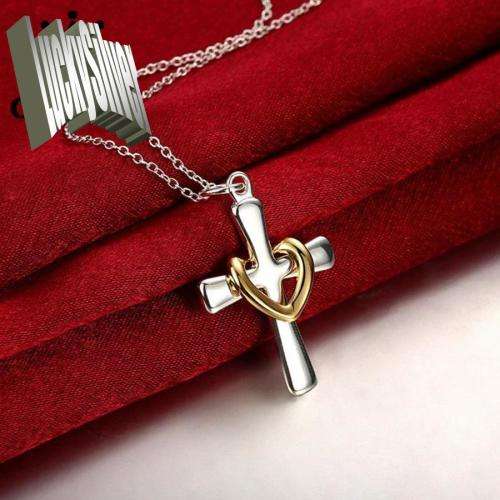Sterling Silver - filled Cross  Necklace at LOW LOW price