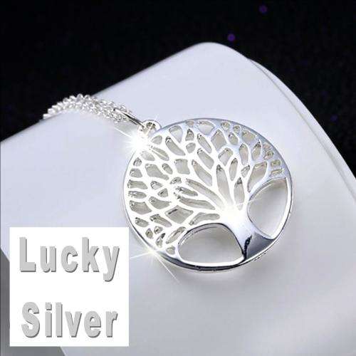 HUGE CHRISTMAS DISCOUNT Sterling Silver - filled Tree of life Necklace LOCAL STOCK QUICK DELIVERY