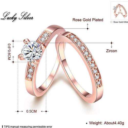 Fantastic price!! Sterling Silver - filled Wedding Ring Set with simulated diamonds Sizes 5-9