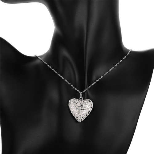 Fantastic price!! Sterling Silver - filled Locket heart Necklace at LOW LOW price 2 shapes