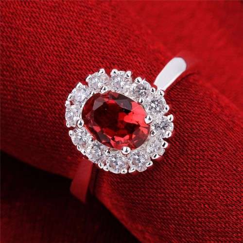 Fantastic price!! Sterling Silver - filled Sapphire Ring with simulated diamonds at LOW LOW price