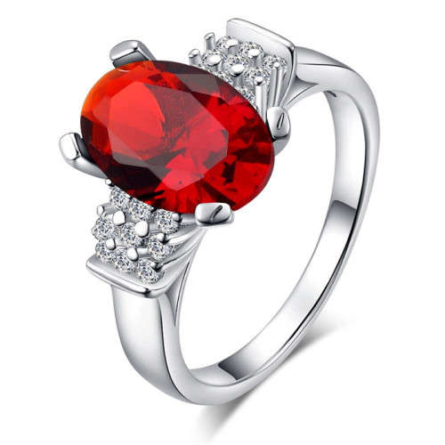 Fantastic price!! Sterling Silver filled Sapphire Ring with simulated diamonds sizes 8