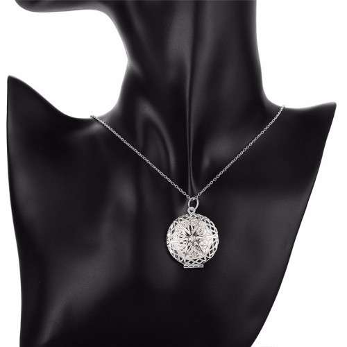 Fantastic Price !!Sterling Silver - filled  Designer Locket Necklace