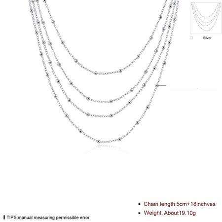 Fantastic price!! Sterling Silver - filled 4 tier Necklace at LOW LOW price