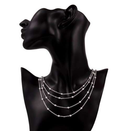 Fantastic price!! Sterling Silver - filled 4 tier Necklace at LOW LOW price