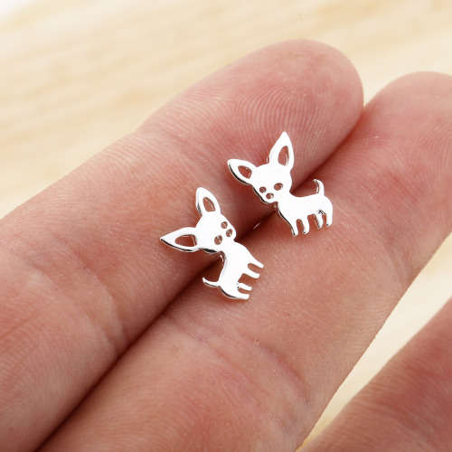 Sterling Silver - filled Animal Earrings